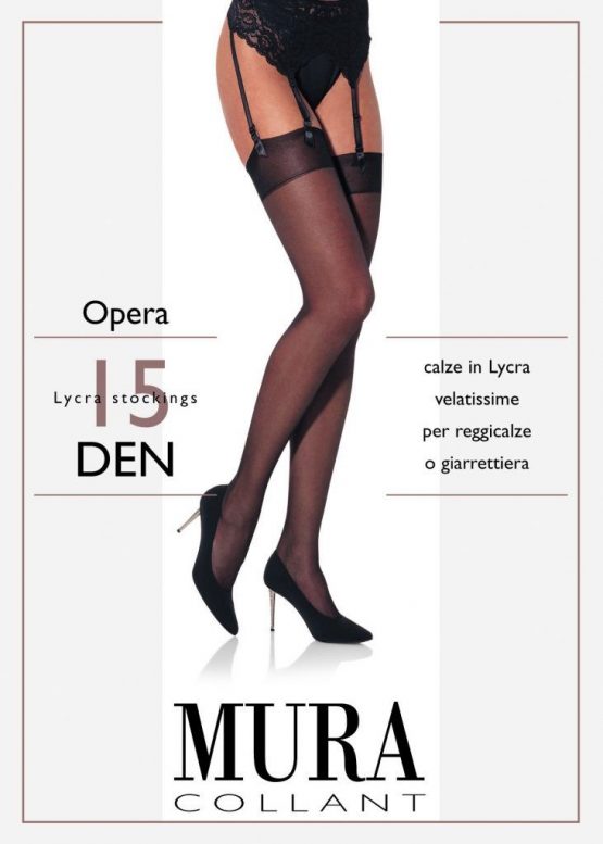Prisegamos kojinės MURA Opera 15 den